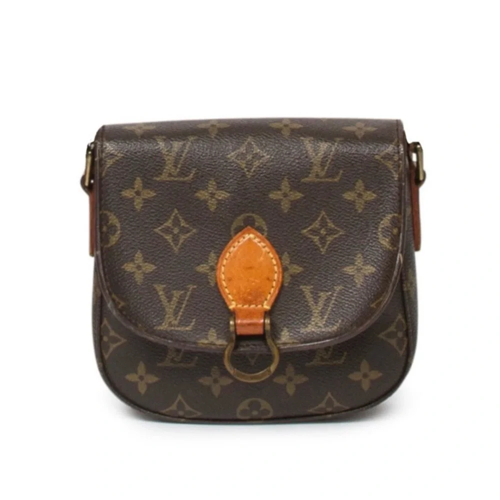 Louis Vuitton Authentic Vintage Leather Saint Cloud PM Monogram Crossbody Bag - Picture 16 of 16